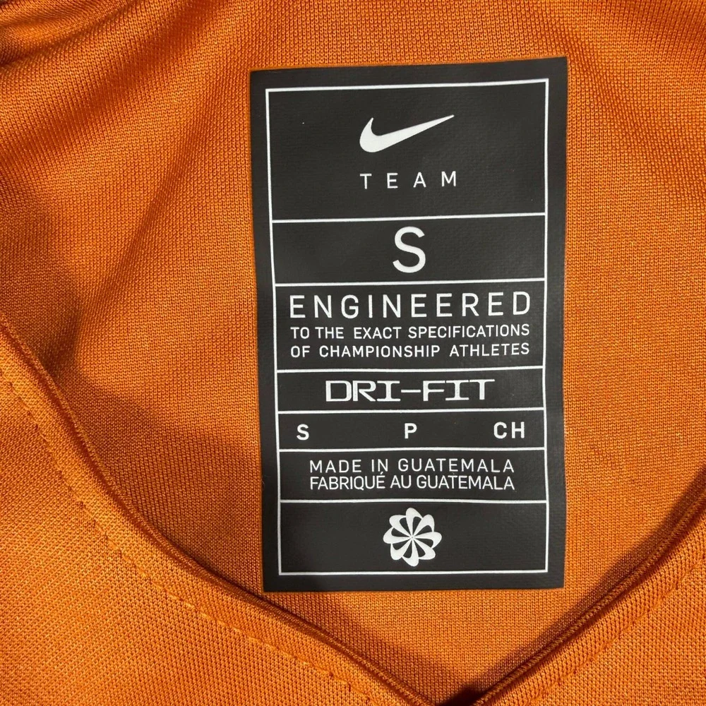 Nike Texas Longhorns #1 Womens Game Jersey Texas Orange Small NWT DriFit